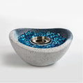 Outdoor & Indoor Fire Pit, Portable Concrete Fire Pit White