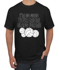 Wild Bobby I'm So Good Your Mom Claps For Me Volleyball Humor Men Tee, Black, Small