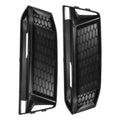 Unique Bargains Pair Front Fog Light Grille Bumper Grill Cover for Audi A4 S-line S4 2017-2019 8W0807681K 8W0807682K