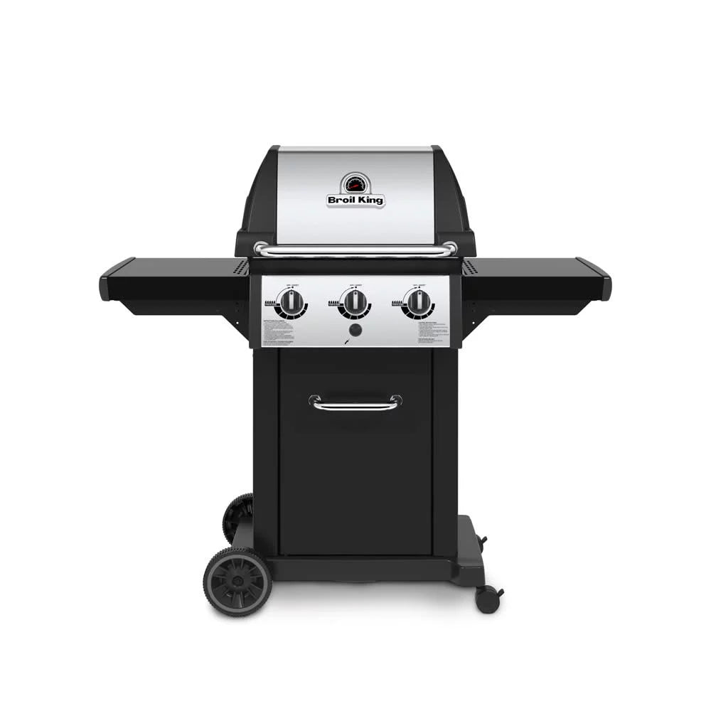 Broil King Monarch 320 3-Burner Grill on 2-Wheel Cart, 22in., Propane