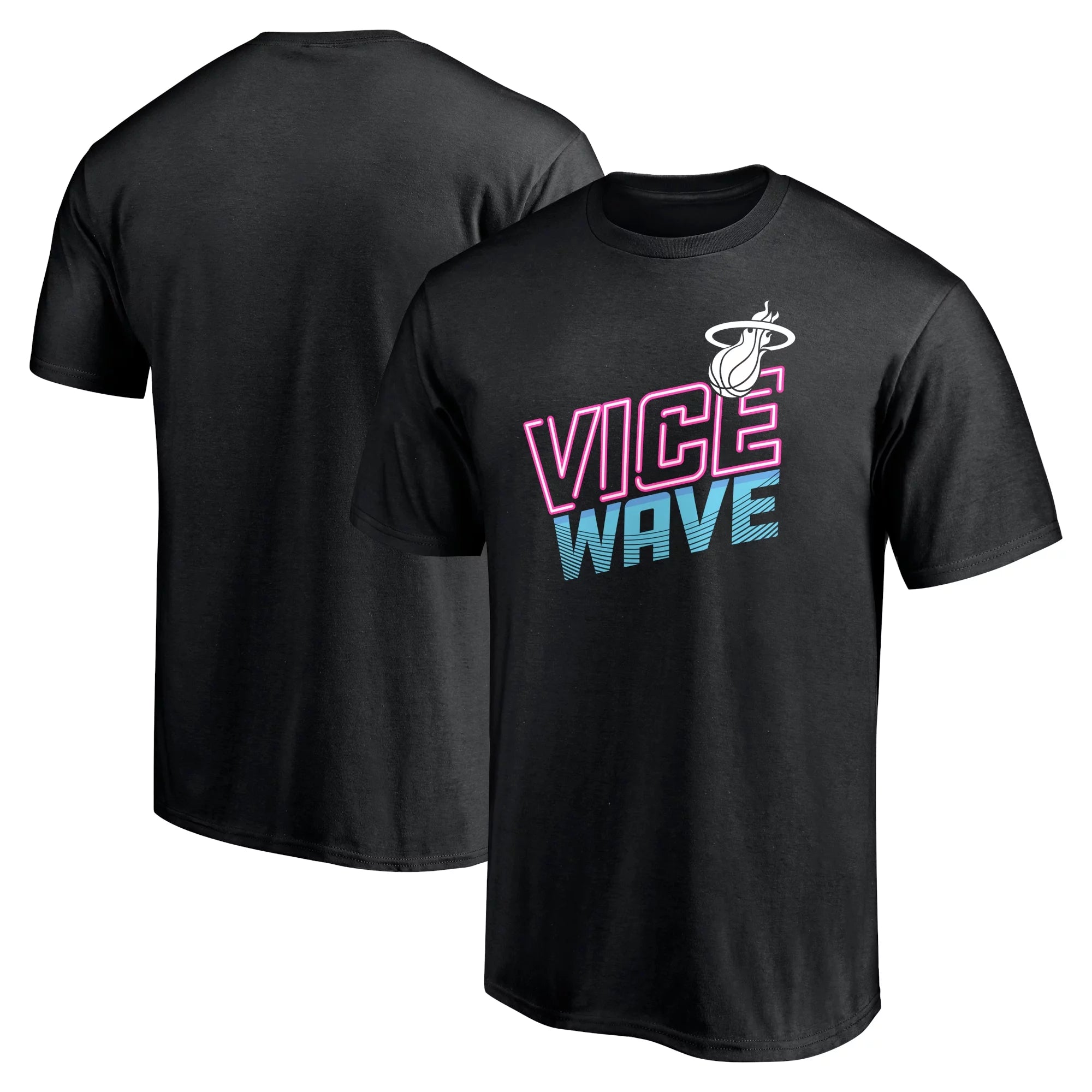 Men's Fanatics Branded Black Miami Heat Push Ahead T-Shirt
