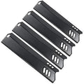 Hisencn 15 Inch Grill Heat Plate Shield, Burner Cover, Flame Tamer for Dyna-glo DGF510SSP, DGF510SSP-D, Backyard GBC1460W, GBC1461W, BY12-084-029-98, Uniflame GBC1059WB Grills, Porcelain Steel 4PK