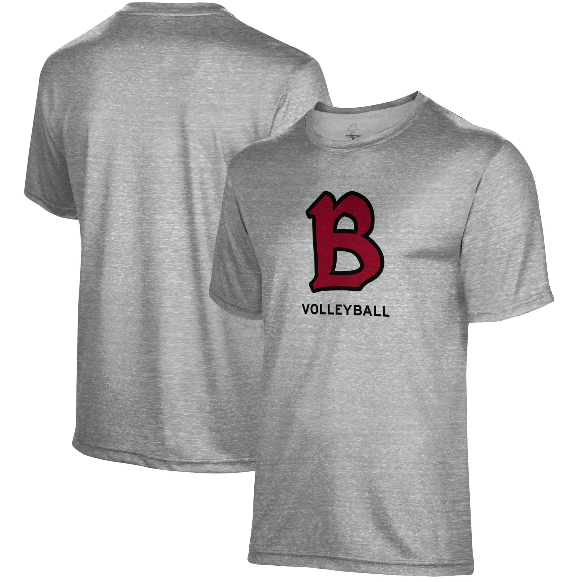 Men's Gray Benedictine Eagles Volleyball Name Drop T-Shirt