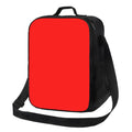Bingfone Red Reusable Insulated Lunch Bag Cooler For Work School Picnic Or Travel
