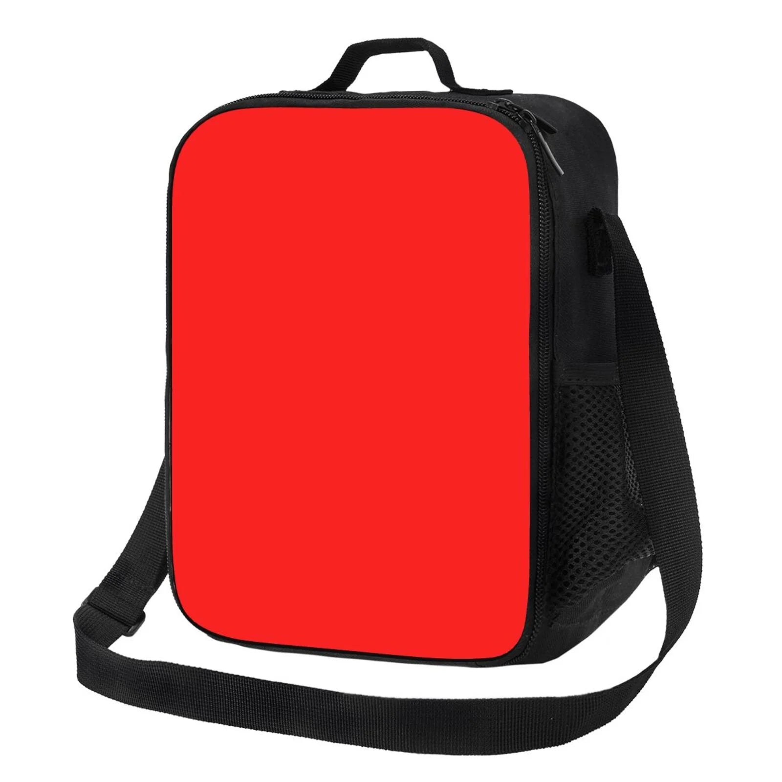 Bingfone Red Reusable Insulated Lunch Bag Cooler For Work School Picnic Or Travel