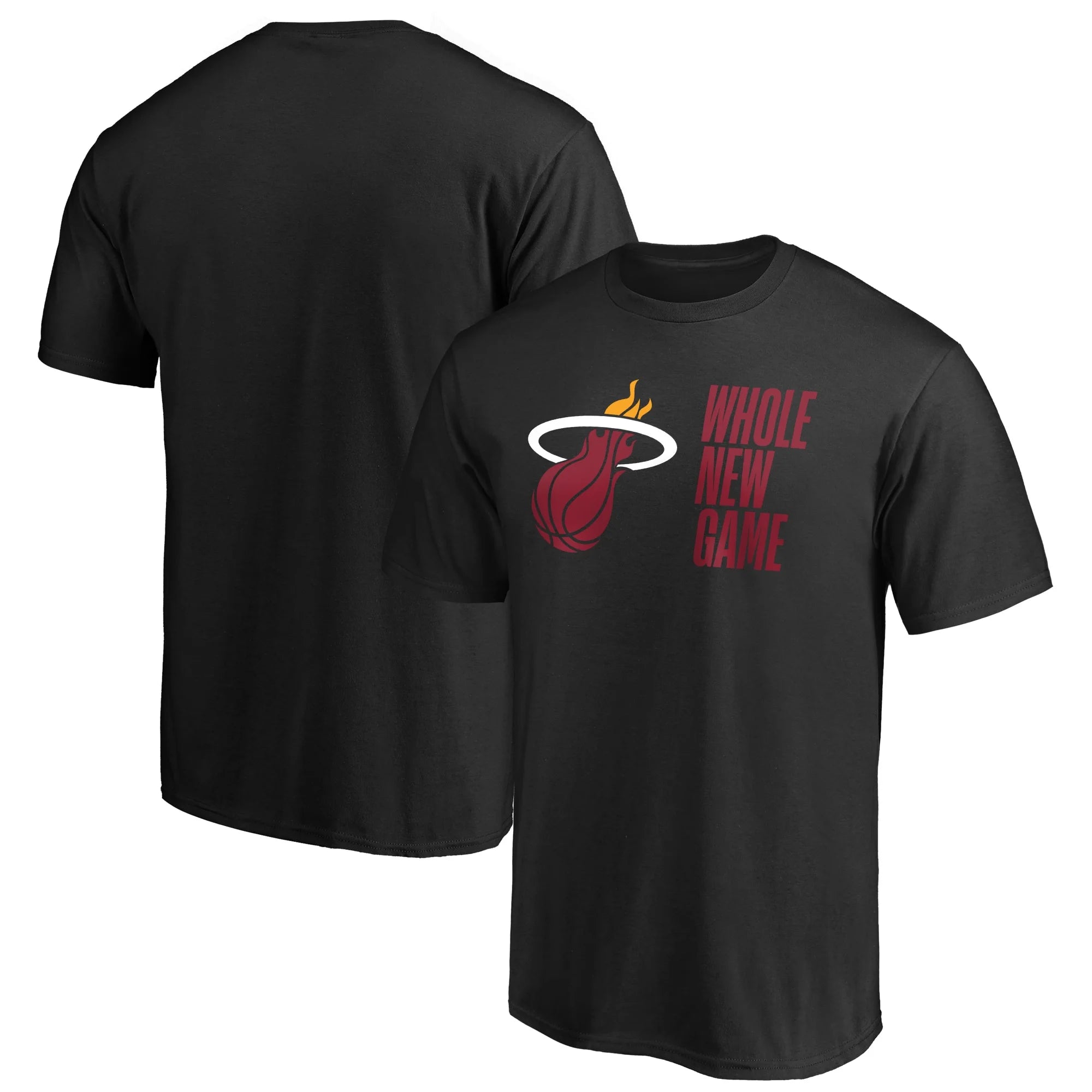 Men's Fanatics Branded Black Miami Heat Whole New Game Team T-Shirt