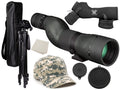 Vortex Optics Diamondback HD Spotting Scope 16-48x65 Straight with Free TriPod and Camo Digital Hat Bundle