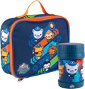 Octonauts Above & Beyond Set, Lunch Box with Insulated Food Jar - Soft Thermal Tote Bag, Fits Containers, Jars, & Ice Packs - Jar Keeps Food, Liquids, Soups, & Snacks Fresh For Hours- Perfect For Kids