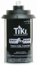 Tiki 1317054 Easy Pour Metal Replacement Torch Fuel Canisters w/Wick - Quantity 20