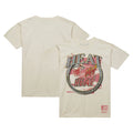 Men's Mitchell & Ness Tan Miami Heat Hardwood Classics Vintage Soul Crown Jewels T-Shirt