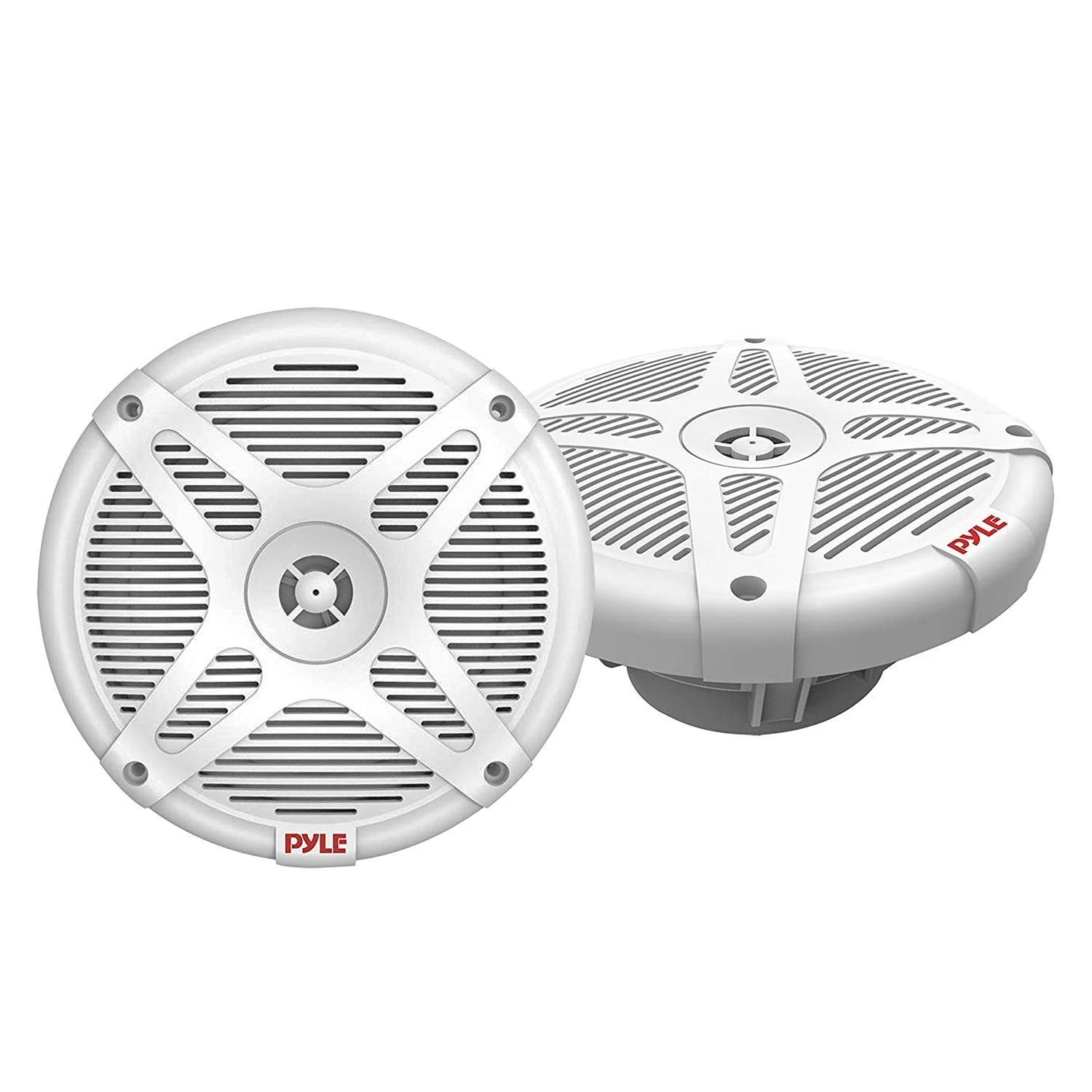 Pyle PLMR652W 6.5 Inch Waterproof 2 Way Outdoor Boat Speaker System Pair, White