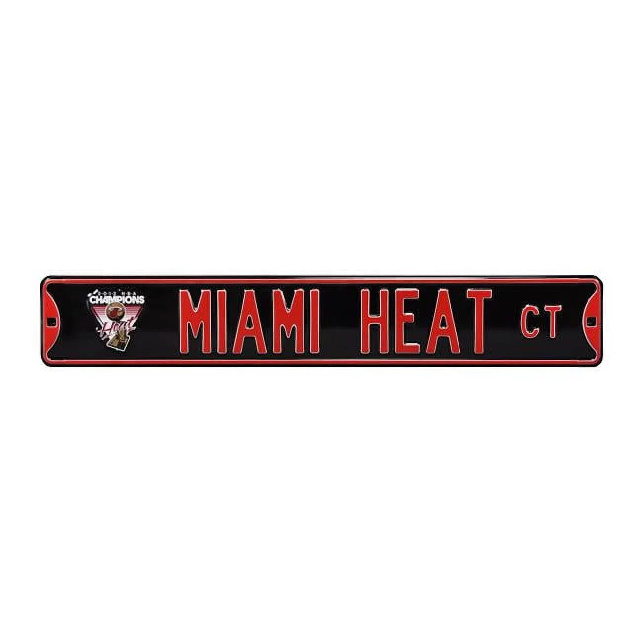 Authentic Street Signs 38076 Miami Heat 2012 Champs Street Sign