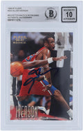 Allen Iverson Philadelphia 76ers Autographed 1996-97 Fleer #235 Beckett Fanatics Witnessed Authenticated 10 Rookie Card - Fanatics Authentic Certified