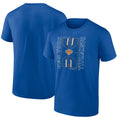 Men's Fanatics Branded  Blue New York Knicks Michelob Ultra Full Court T-Shirt