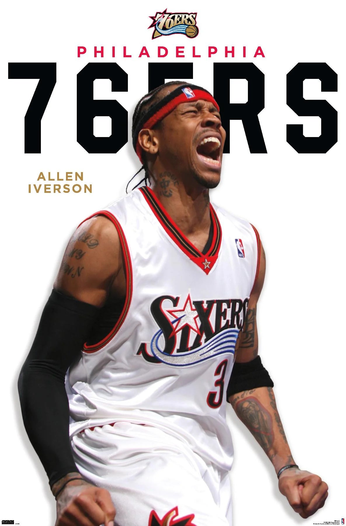 Allen Iverson - Feature Series 23 Wall Poster, 22.375 x 34