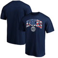 Men's Fanatics Branded Navy New York Knicks Banner Wave T-Shirt