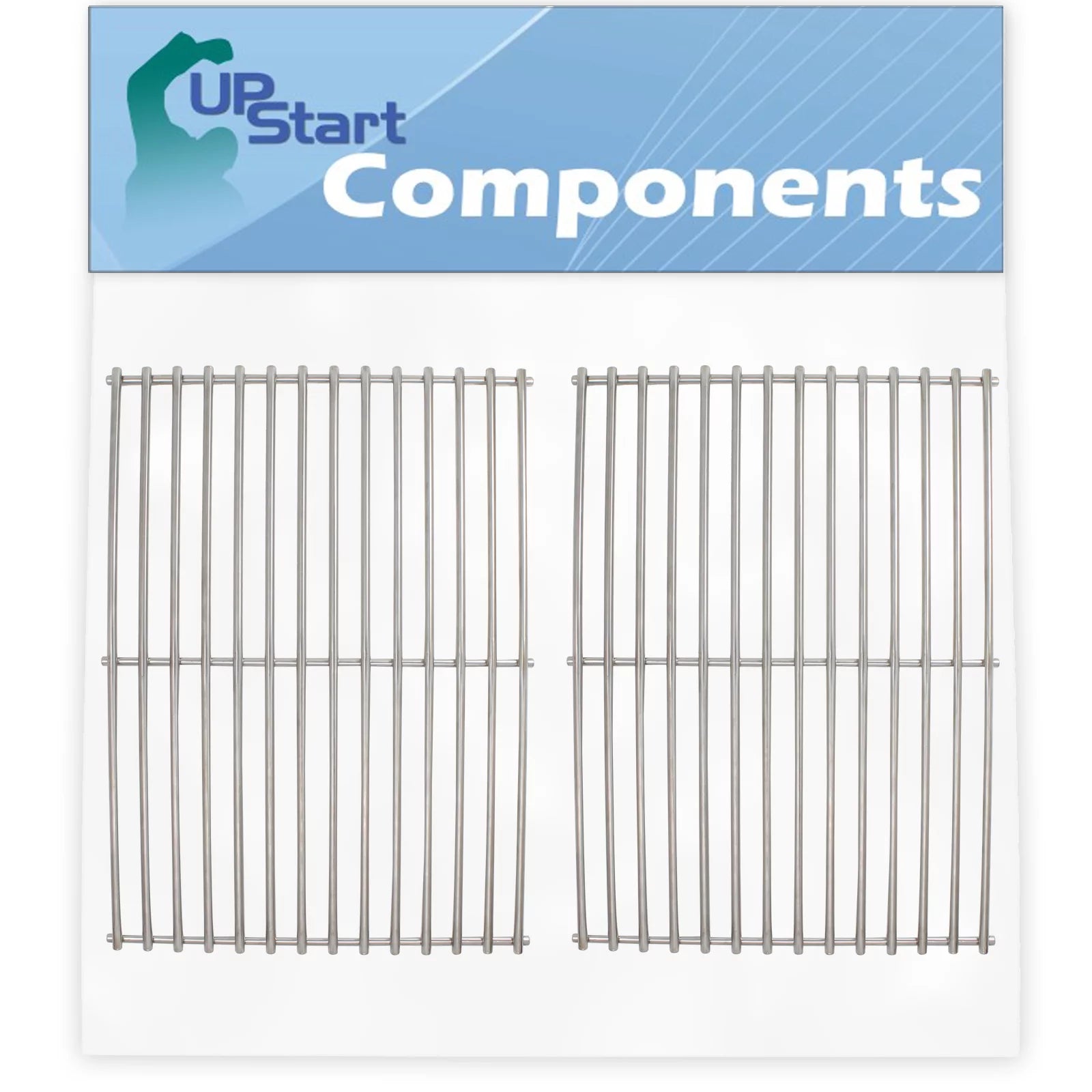 2-Pack BBQ Grill Cooking Grates Replacement Parts for Charbroil 463254405 - Compatible Barbeque Grid 16 5/8
