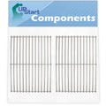 2-Pack BBQ Grill Cooking Grates Replacement Parts for Kenmore 640-641215405 - Compatible Barbeque Grid 16 5/8