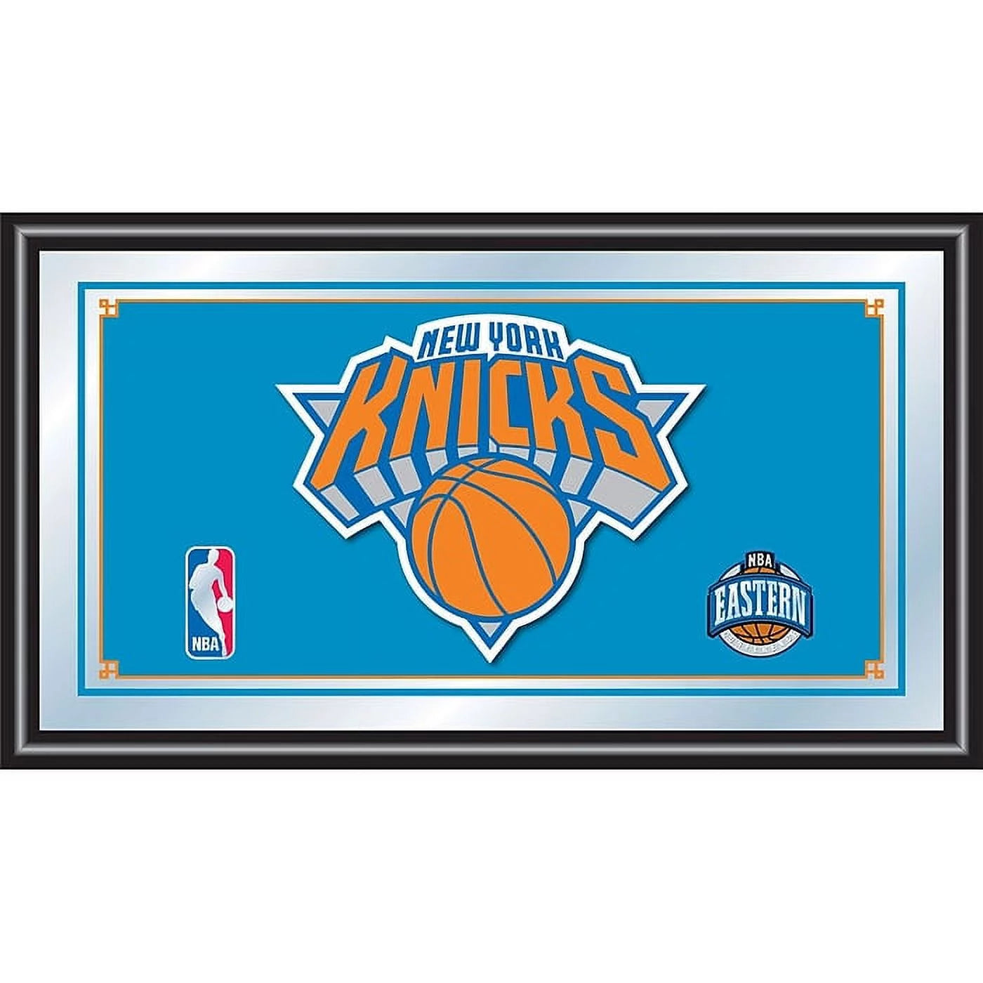 New York Knicks NBA Framed Logo Mirror