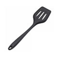 1 Pcs Silicone Turner Slotted Heat Resistant Kitchen Non Stick Utensil Spatula 12