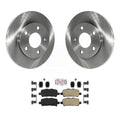 Transit Auto - Rear Disc Brake Rotors And Ceramic Pads Kit For Chevrolet Impala Pontiac Grand Prix Buick LaCrosse Limited Allure K8A-100534