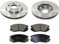 Front Brake Pad and Rotor Kit - Compatible with 2012 - 2016 Buick LaCrosse 2.4L 4-Cylinder 2013 2014 2015