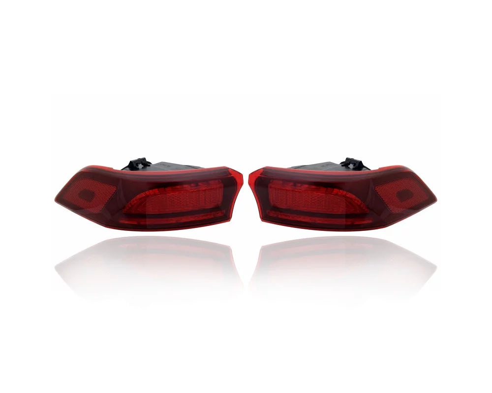 Tail Light Assembly - Compatible/Replacement for '22-22 Kia Carnival (Exclude SX Prestige) - Outer Body, Halogen - Pair, Left Driver + Right Passenger Set - 92402R0010, 92402R0010