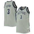 Men's Mitchell & Ness Allen Iverson Gray Georgetown Hoyas Big & Tall 1995/96 Replica Player Jersey
