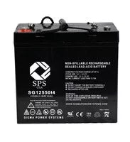SPS Brand 12V 55 Ah Replacement Battery for Fortress Scientific 760N 22NF 22NF (Terminal i4) (1 Pack)