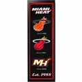 NBA 14 x 37 Banner Frame, Miami Heat