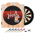 Miami Heat Hardwood Classics NBA Wood Dart Cabinet