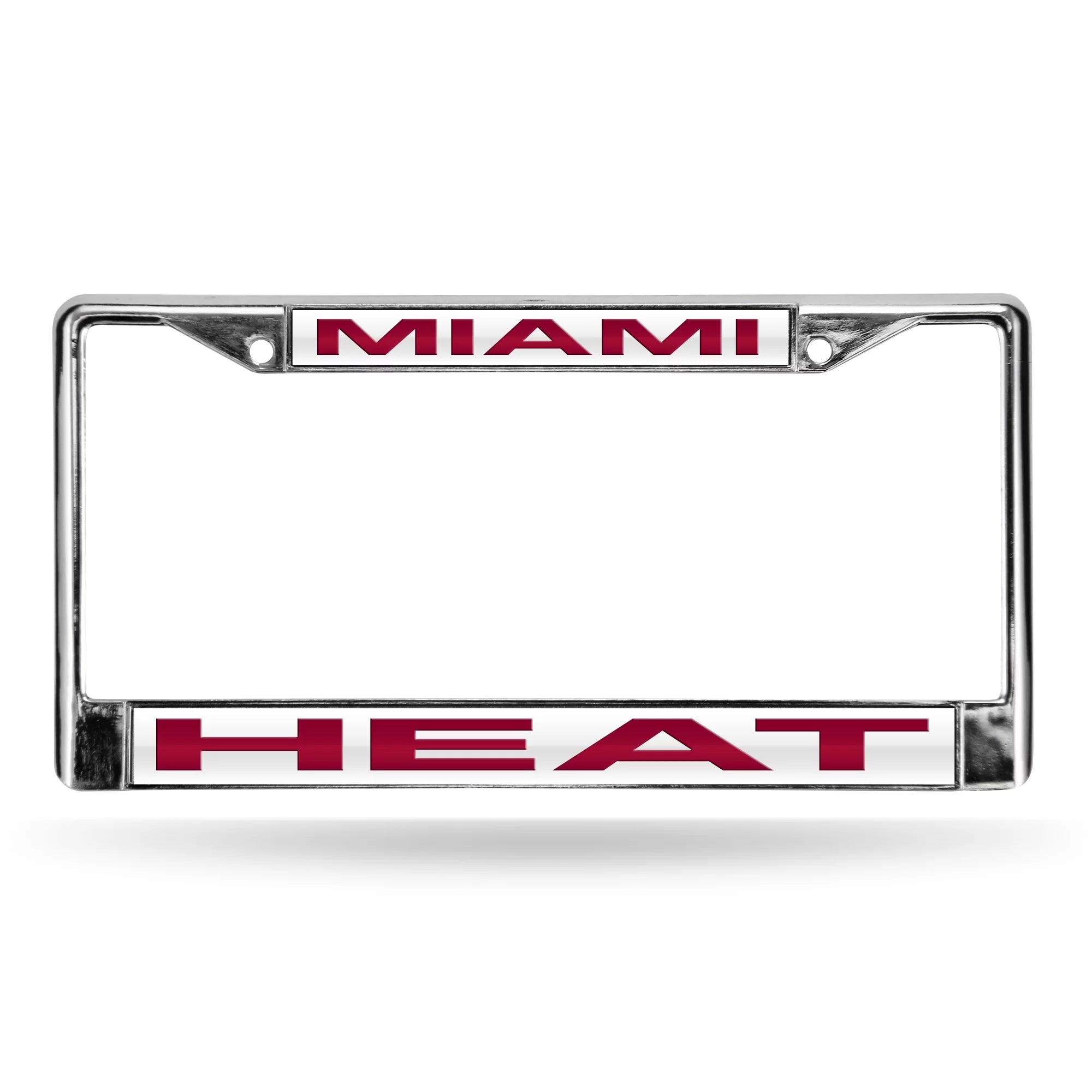 Miami NBA Heat Chrome Metal Laser Cut License Plate Frame