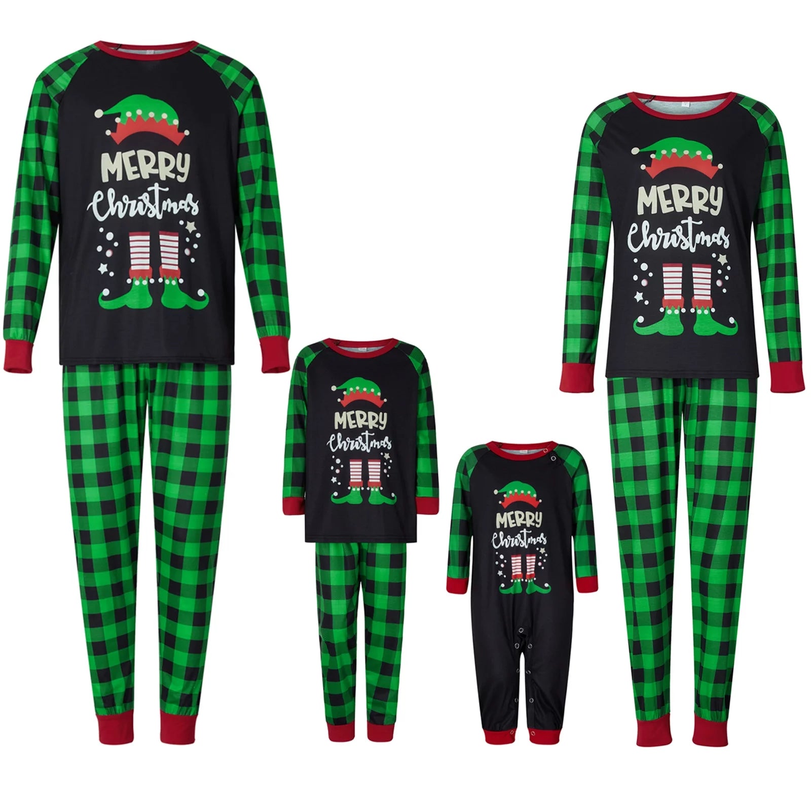 Fiomva Holiday Christmas Family Pajamas Matching Set Moose Xmas Pjs for Couples and Kids Baby Sleepwear