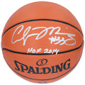 Alonzo Mourning Miami Heat Autographed Spalding Indoor/Outdoor Basketball with HOF 2014 Inscription - Fanatics Authentic Certified
