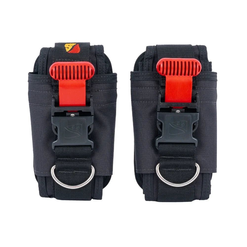 DIVE RITE 20lb QB Weight Pocket, Set of 2 (AC3220)
