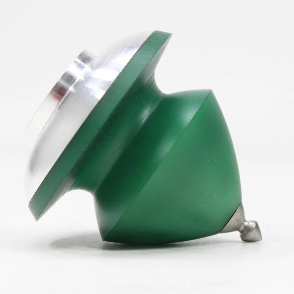 Strummol8 Dionisia Spin Top - POM with Aluminum Spinning Top (Green)