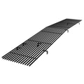 APS Compatible with Chevy GMC C K Pickup Suburban Blazer Jimmy 1981-1987 Phantom Main Upper Stainless Steel Black 8x6 Horizontal Billet Grille Insert C85202J