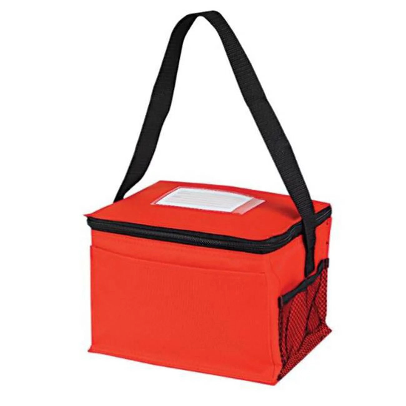 DDI 2364128 Cooler Bags with 6 Cans ID Holder, Red - Case of 50