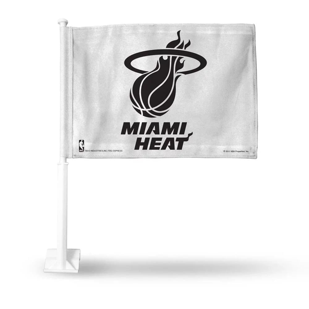 Miami NBA Heat 11X14 Window Mount 2-Sided Car Flag