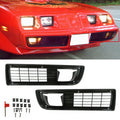 KOJEM Front Bumper Grill Pair Fit for 1979-1981 Pontiac Firebird 1980 Trans Am Grille Cover LH & RH w/ fitting Kit