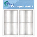 2-Pack BBQ Grill Cooking Grates Replacement Parts for Nex 720-0709 - Compatible Barbeque Grid 18 3/4