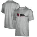 Men's Gray Ball State Cardinals Volleyball Name Drop T-Shirt