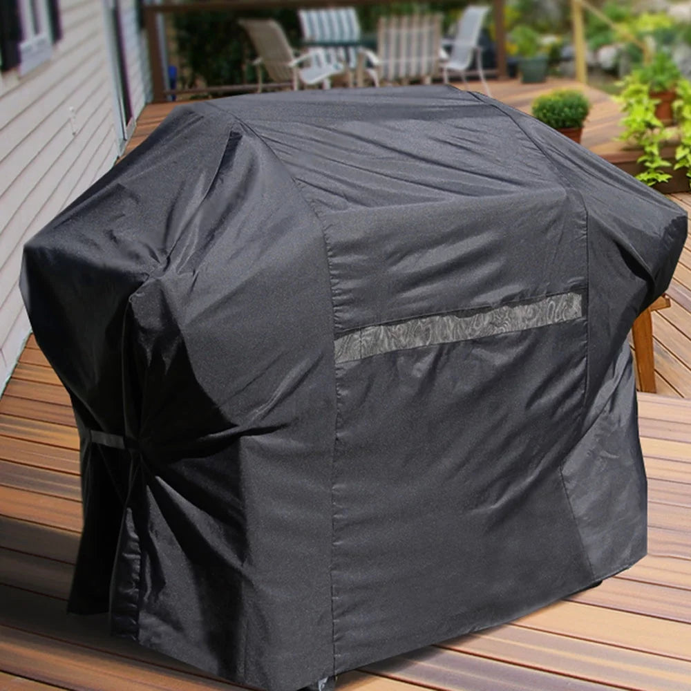 TLH Grill Cover, Black Cover for Outdoor Grill, Waterproof Grill Cover, Heavy Duty Grill Accessories, UV Resistant Grill Cover, BBQ Grill Cover 60 inch &nbsp;