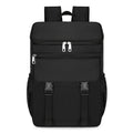 6588 Large Capacity Insulated Cooling Backpack Waterproof Picnic Cooler Bag Black Two Shoulder Bag - Keep Your Food Fresh and Drinks Cold Anywhere
