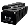 YTZ12S 12V 11Ah Replacement Battery compatible with Honda NSS250 FSC600 Reflex Silver Wing - 8 Pack