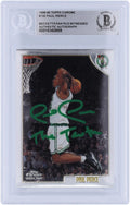 Paul Pierce Boston Celtics Autographed 1998-99 Topps Chrome Green Ink #135 Beckett Fanatics Witnessed Authenticated Rookie Card with The Truth Inscription - Fanatics Authentic Certified