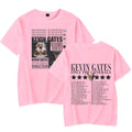 Kevin Gates Rap Shirt Only The Generals Tour 2023 Concert Shirt Merch Popular Print Round Unisex Trendy Casual Short Sleeve Top