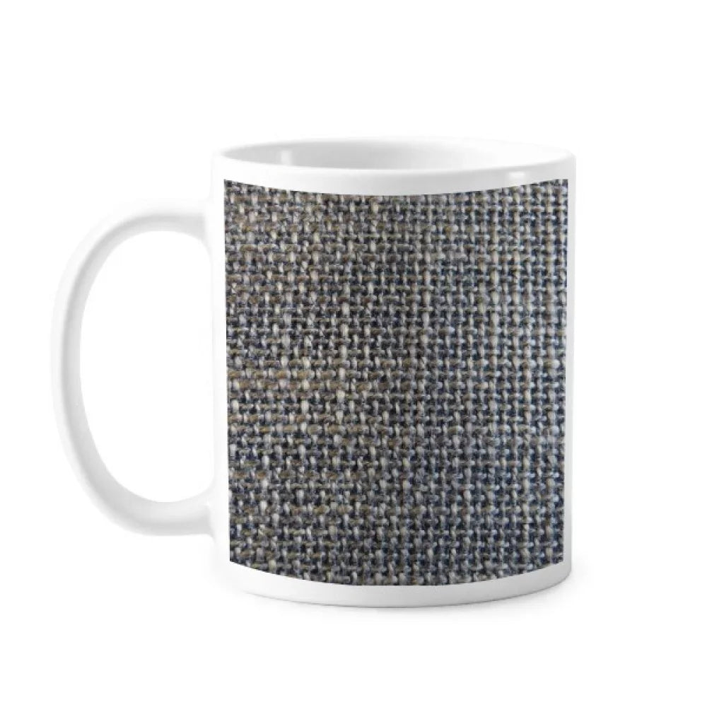 Denim Jean Cowboy Lining Textile Mug Pottery Cerac Coffee Porcelain Cup Tableware