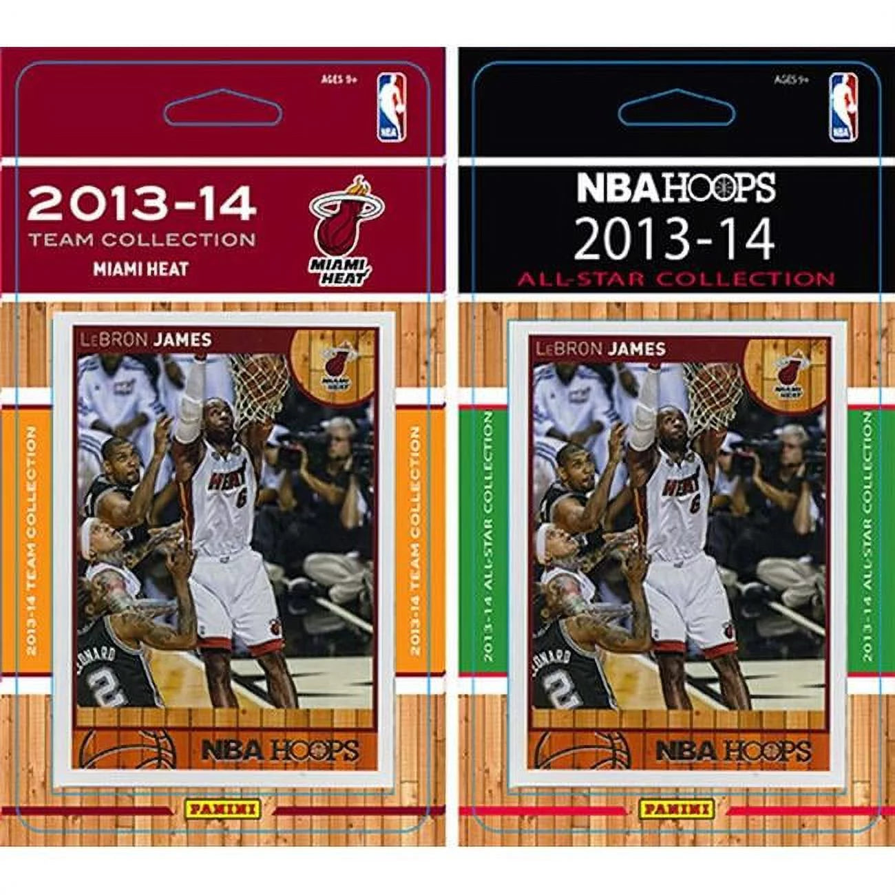 NBA Miami Heat Licensed 2013 14 Hoops Team Set Plus 2013 24 Hoops All Star Card Set