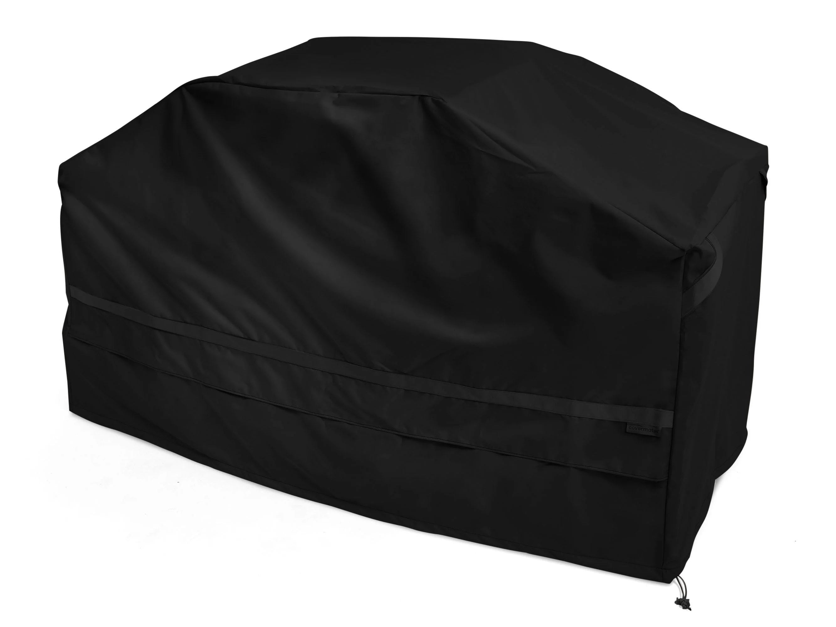 Covermates Island Grill Cover - Premium Polyester, Weather Resistant, Mesh Vent, Grill and Heating-Black